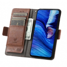 Folio Deksel Til Xiaomi Redmi Note 10 5G / Poco M3 Pro Lærdeksel Flip Business