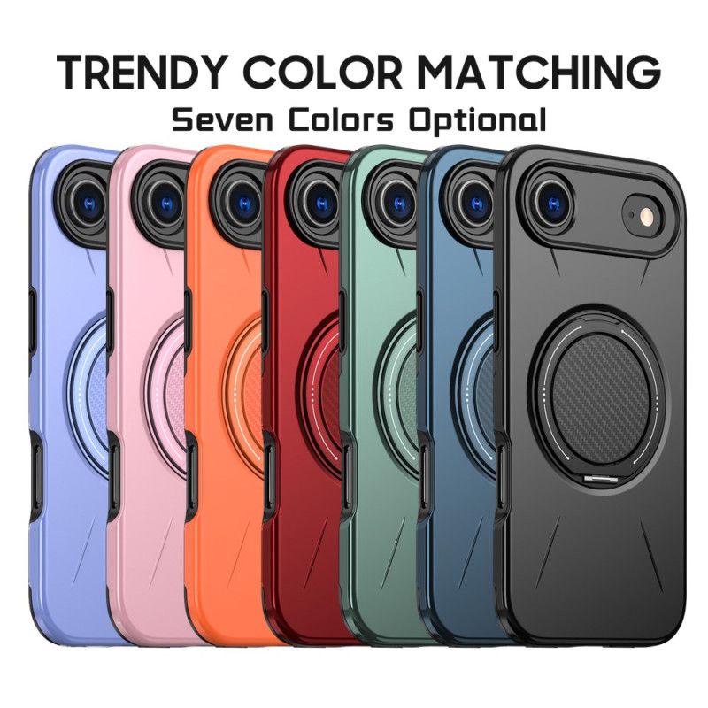 Deksel iPhone Air Magsafe Med Roterende Holder I Metallisk Stil