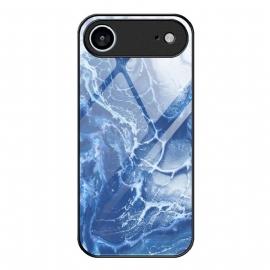 Deksel iPhone Air Mobildeksel Herdet Glass I Marmormønster