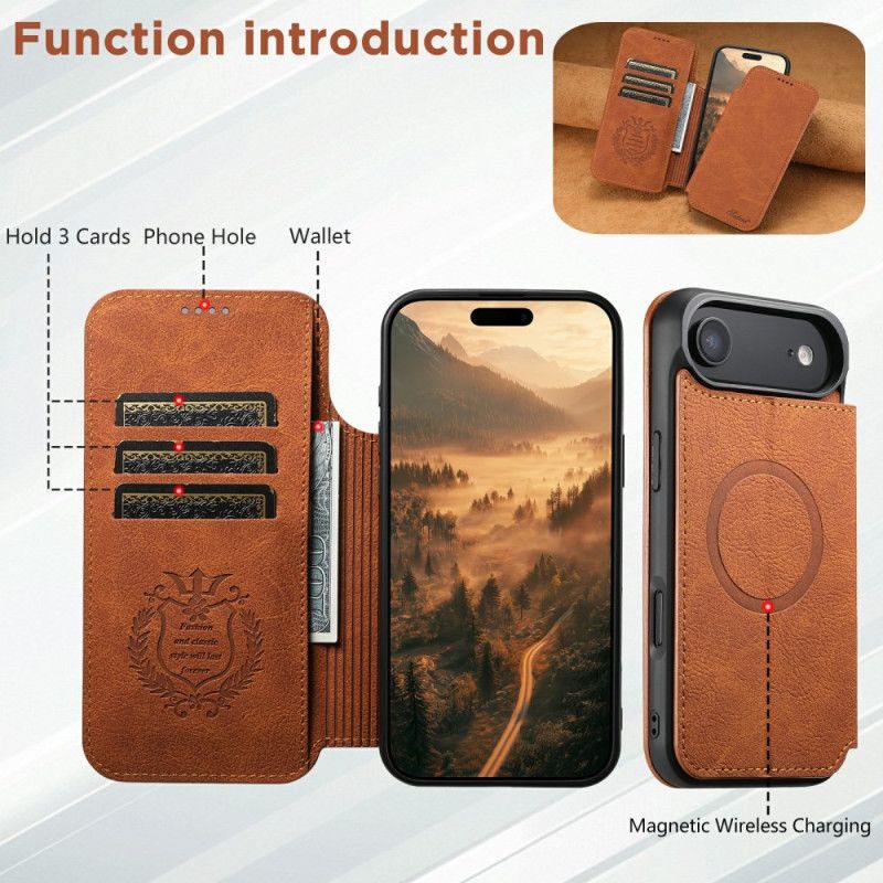 Folio Deksel iPhone Air Ultratynn Magsafe Suteni Beskyttelse Deksel