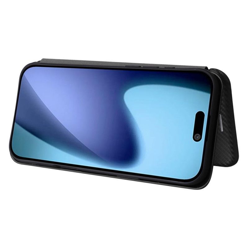 Folio Deksel Lær iPhone Air Mobildeksel Karbonfiber