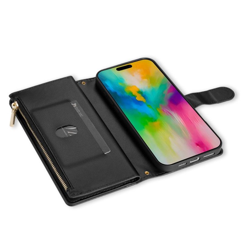 Folio Deksel Til iPhone Air Vattert Med Snor Og Skulderstropp