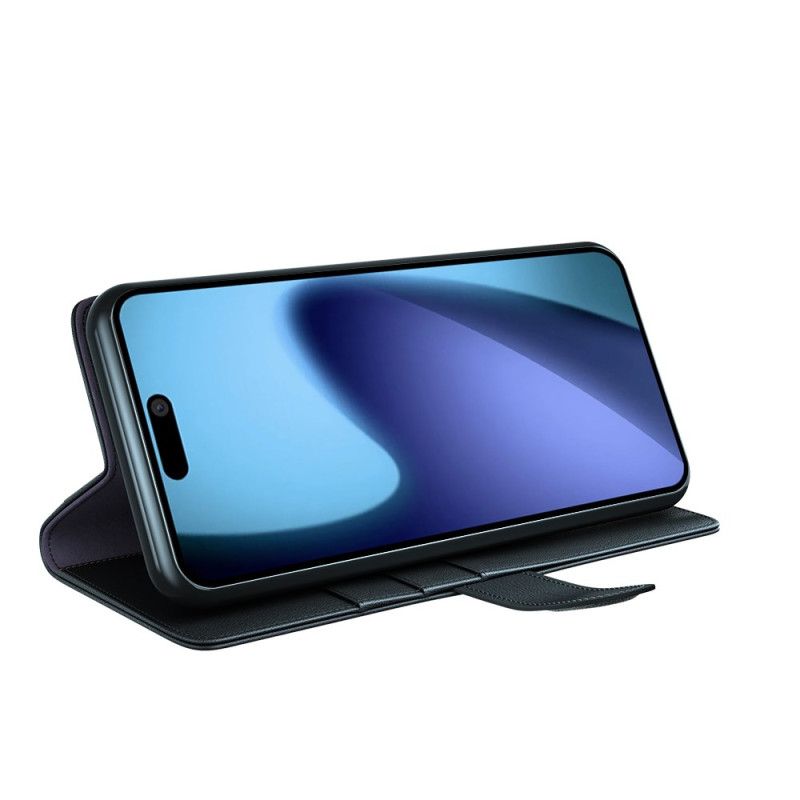 Lærdeksel Folio Deksel iPhone Air Mobildeksel Lommebok I Ekte Skinn