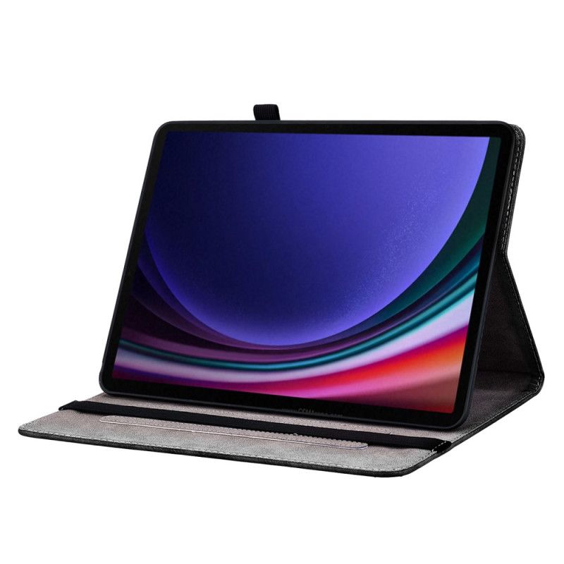 Etui Samsung Galaxy Tab S10 Fe Svart Orkidé Beskyttelse Deksel