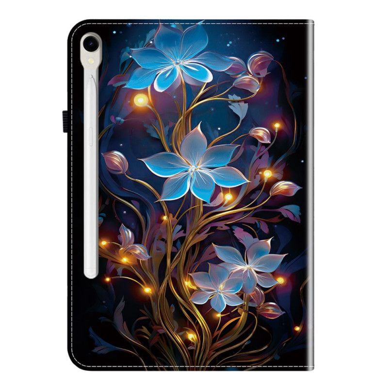 Etui Til Samsung Galaxy Tab S10 Fe Blomsterdesign