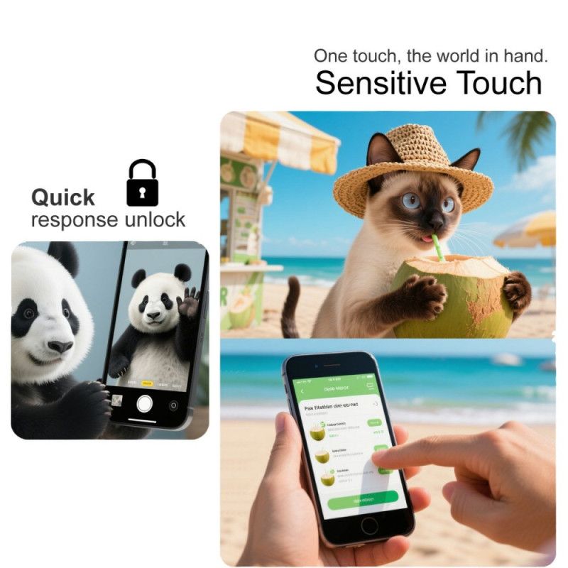 Skjermbeskytter I Herdet Glass For Oneplus 15r (kompatibel Med Fingeravtrykkslåsing)