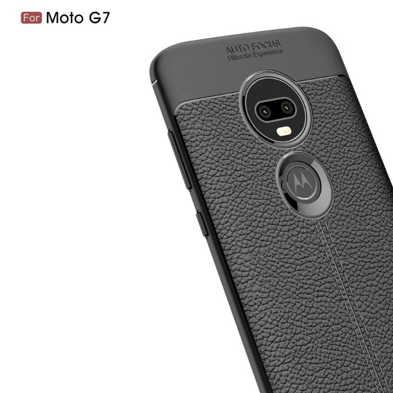 Deksel Til Motorola Moto G7 Finishing Gel I Kunstskinn
