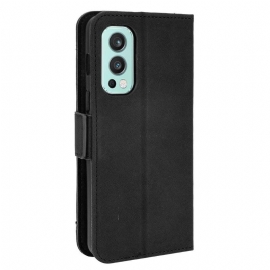 Lærdeksel Til OnePlus Nord 2 5G Premium Med Kortholder