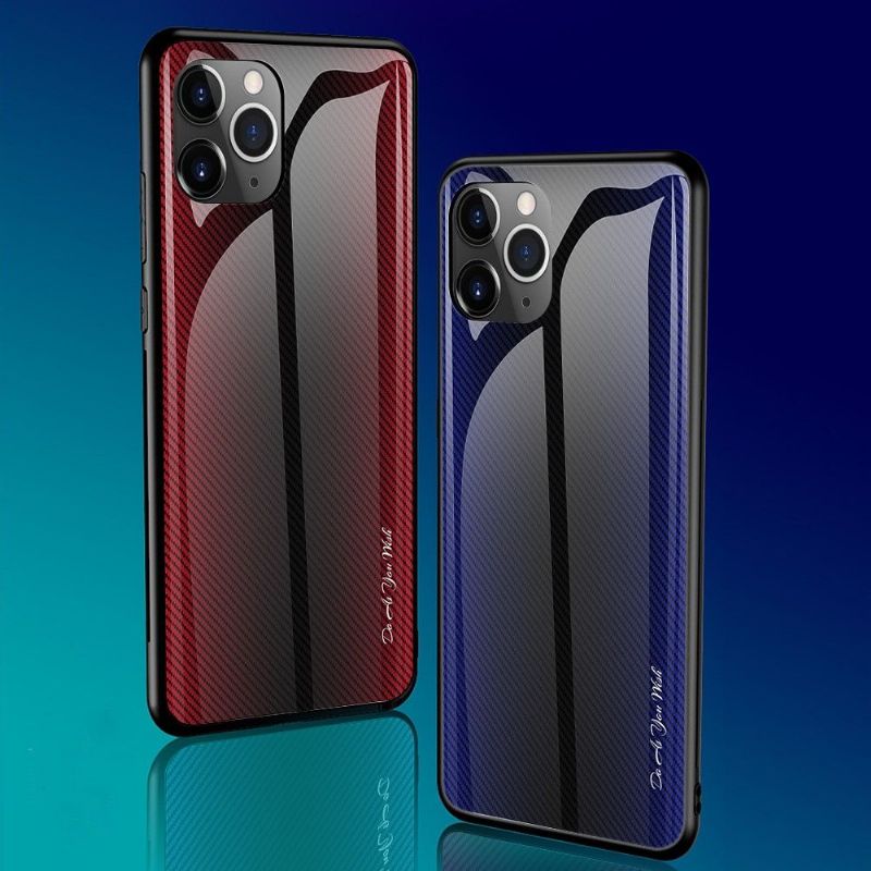 Deksel Til iPhone 11 Pro Carbon Glass Bakside