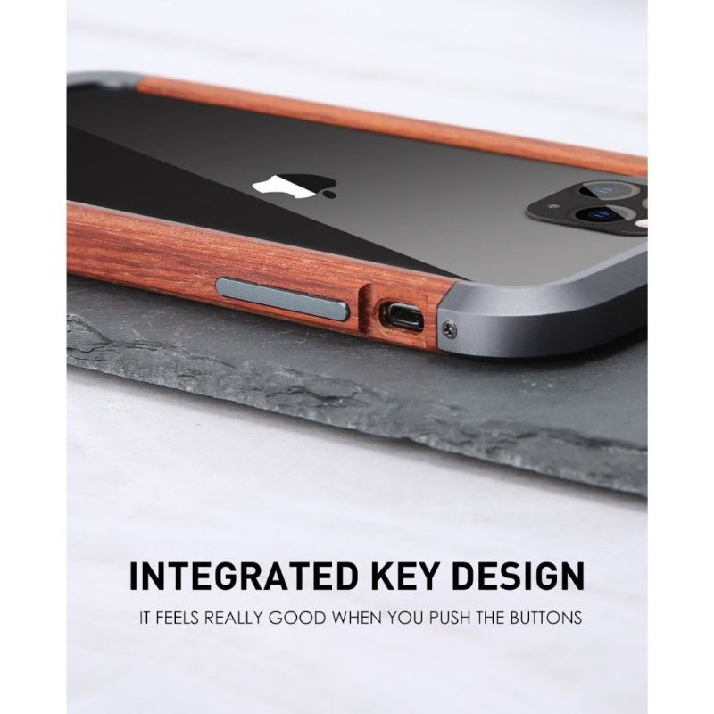 Deksel Til iPhone 11 Pro Tre Og Metall
