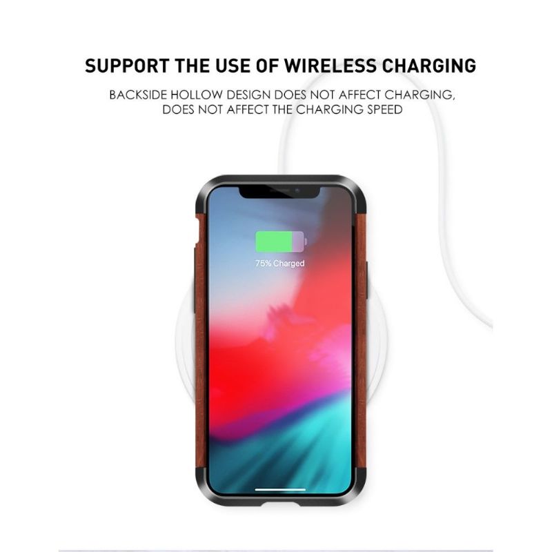 Deksel Til iPhone 11 Pro Tre Og Metall