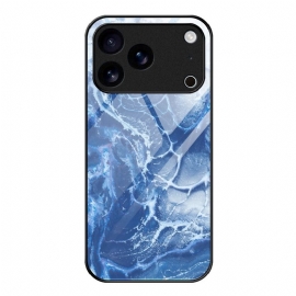 Deksel iPhone 17 Pro Max Herdet Glass I Marmor Beskyttelse Deksel