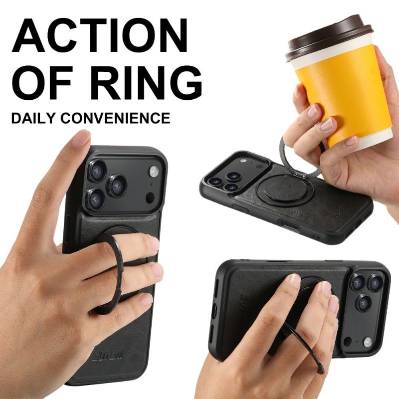 Deksel iPhone 17 Pro Max Kompatibel Magsafe Med Roterende Feste Suteni