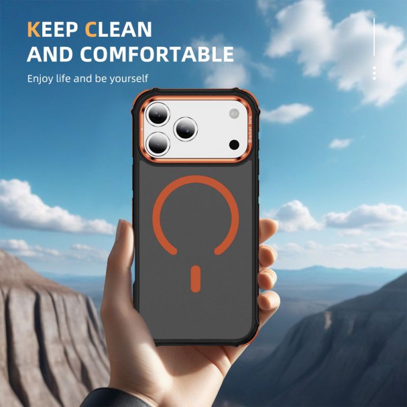 Deksel iPhone 17 Pro Max Kompatibel Magsafe-objektivfeste Svart