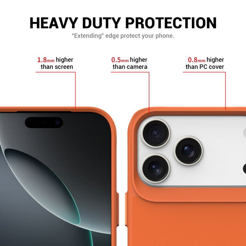 Deksel iPhone 17 Pro Max Magsafe Med Integrert Støtte Beskyttelse Deksel