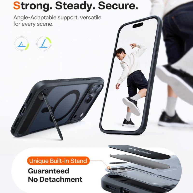 Deksel iPhone 17 Pro Max Magsafe Premium-design Med Integrert Stativ