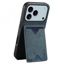 Deksel iPhone 17 Pro Max Mobildeksel Denior Kortholder Og Stativ