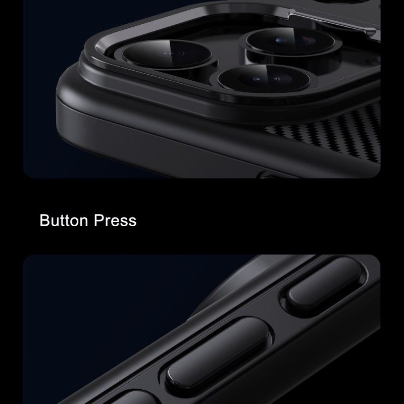 Deksel iPhone 17 Pro Max Mobildeksel Ipaky Carbon Fiber