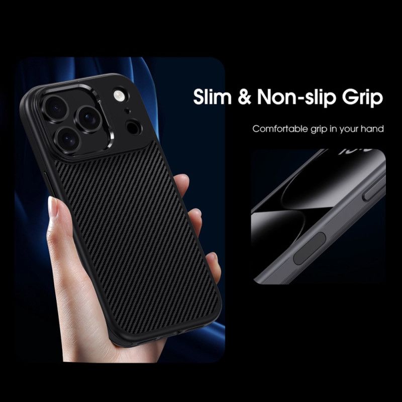 Deksel iPhone 17 Pro Max Mobildeksel Ipaky Carbon Fiber