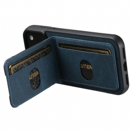 Deksel iPhone 17 Pro Max Mobildeksel Kortholder Og Stativ I Retrostil