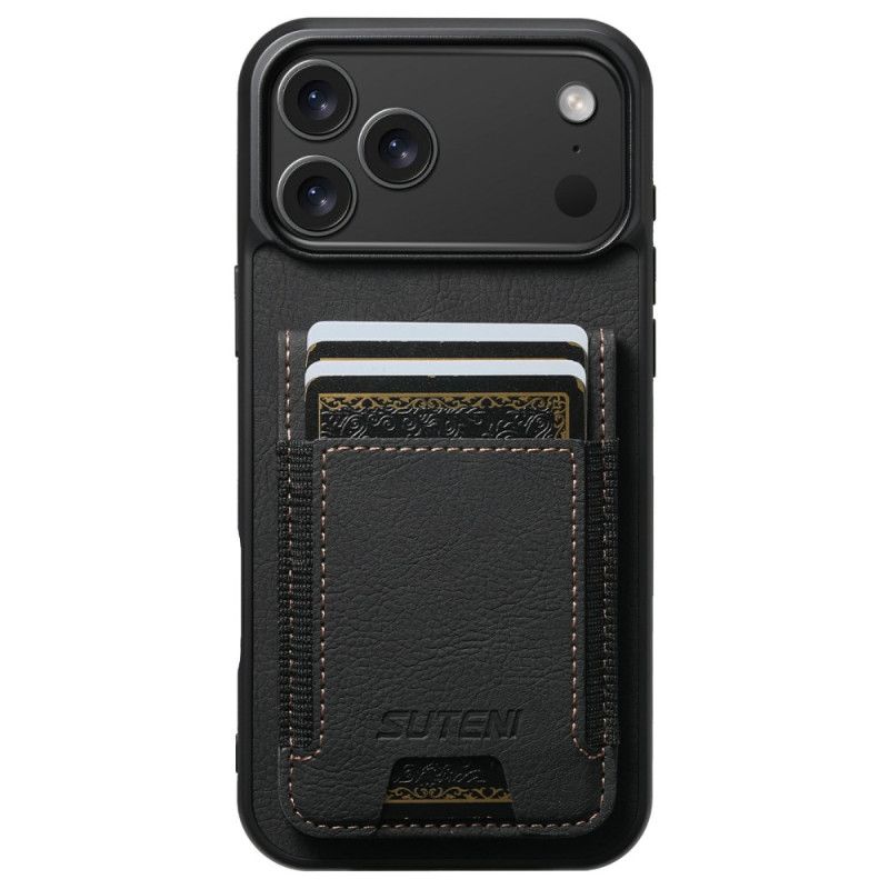 Deksel iPhone 17 Pro Max Mobildeksel Kortholder Og Stativ I Retrostil