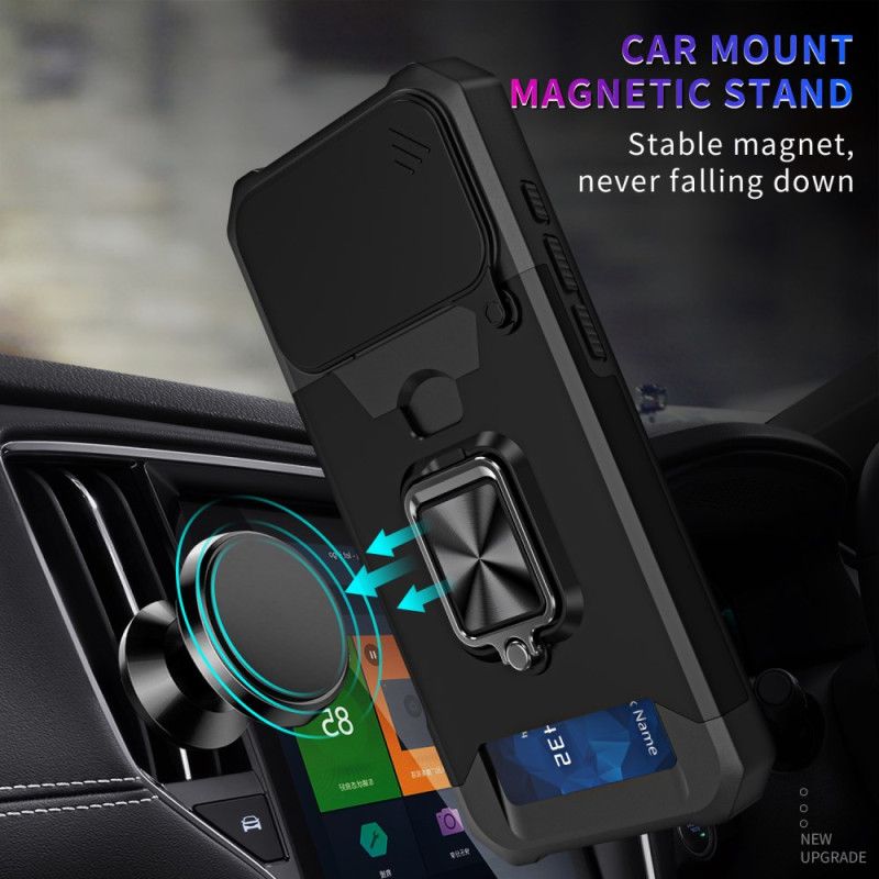 Deksel iPhone 17 Pro Max Robust Stativ Og Skyvedeksel Beskyttelse Deksel