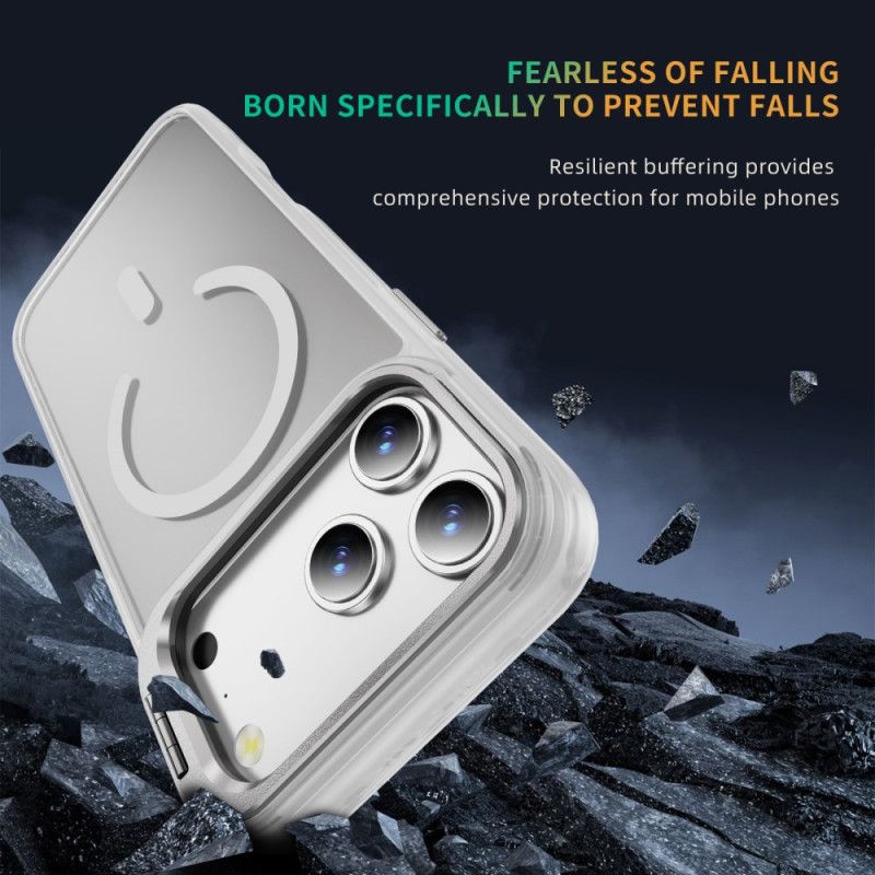 Deksel Til iPhone 17 Pro Max Magnetisk Med Frostet Linsefeste