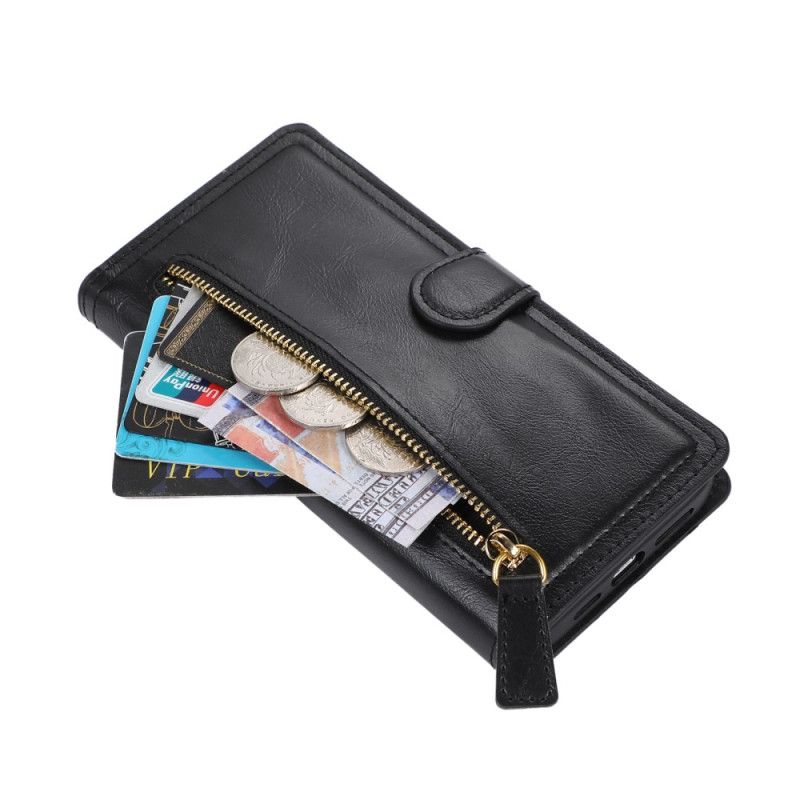 Folio Deksel iPhone 17 Pro Max Glidelåslomme Beskyttelse Deksel