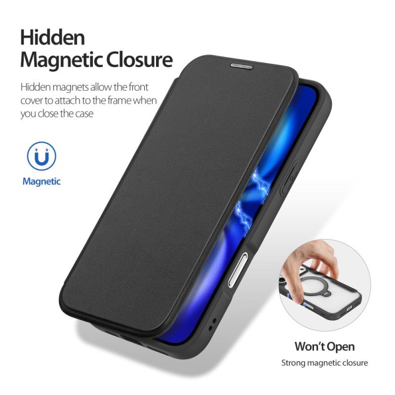 Folio Deksel iPhone 17 Pro Max Magsafe Med Skin X Pro-serien Dux Ducis-montering