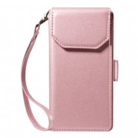 Folio Deksel iPhone 17 Pro Max Snor Med Flere Kort