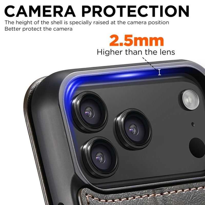 Folio Deksel Til iPhone 17 Pro Max Magsafe-kompatibel