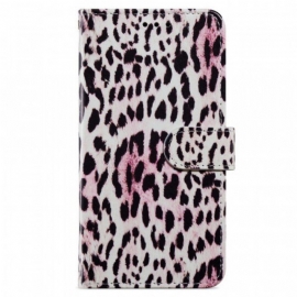 Folio Deksel Til Samsung Galaxy A13 Leopard Mønster