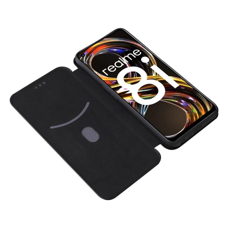 Lærdeksel Til Realme 8i Carbon Fiber Leathette