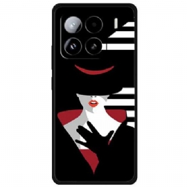 Deksel Xiaomi 15 Pro Dame I Svart Hatt Beskyttelse Deksel