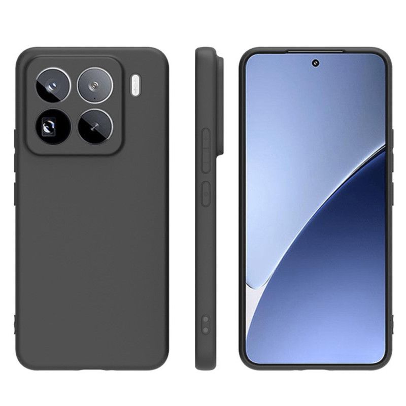 Deksel Xiaomi 15 Pro Matt Silikon Med Herdet Glassskjermbeskytter