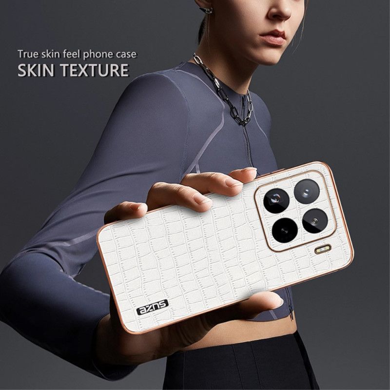 Deksel Xiaomi 15 Pro Mobildeksel Azns Krokodillestil