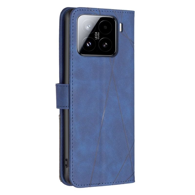 Folio Deksel Til Xiaomi 15 Pro Binfen-farge Geometri