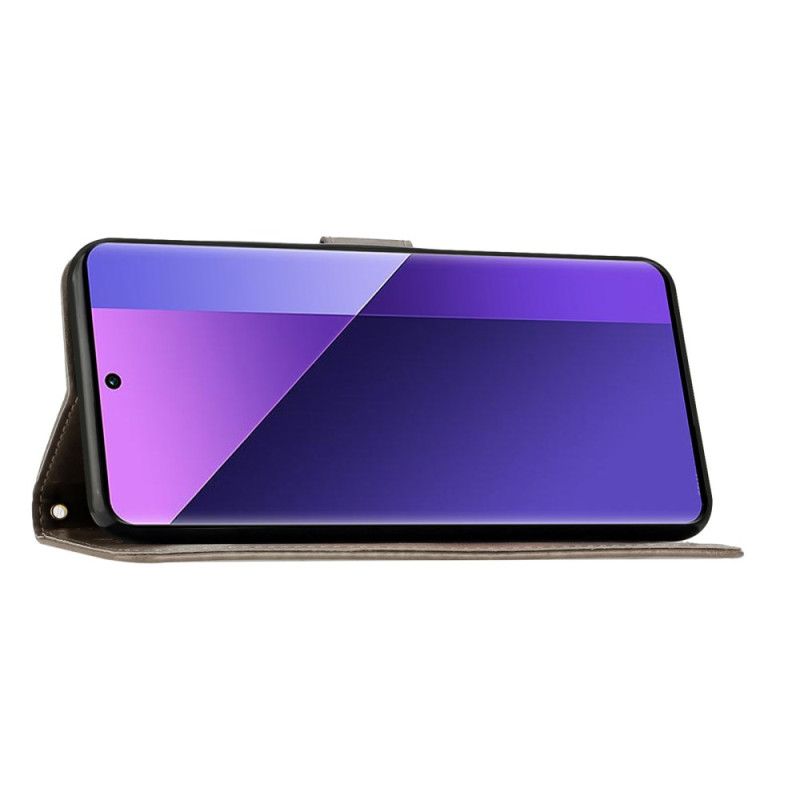 Folio Deksel Til Xiaomi 15 Pro Blomster