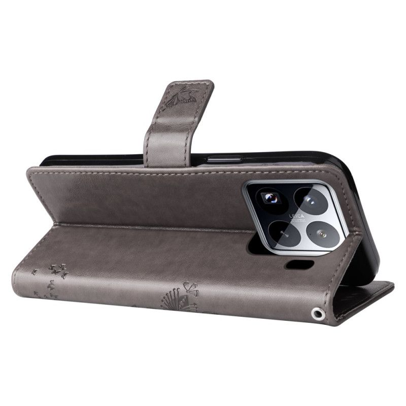 Folio Deksel Til Xiaomi 15 Pro Katt Og Tre