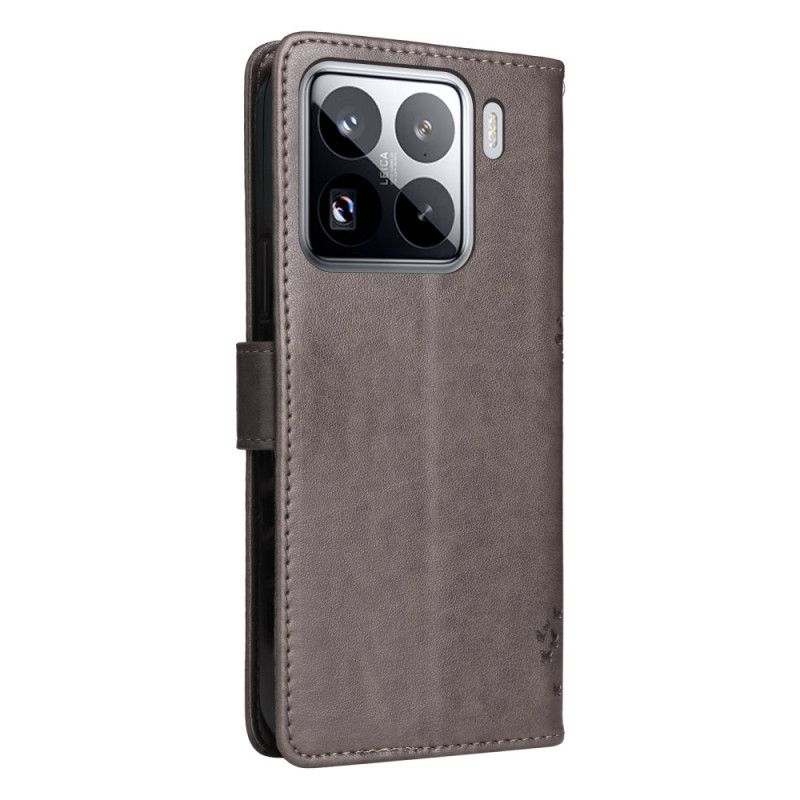 Folio Deksel Til Xiaomi 15 Pro Katt Og Tre