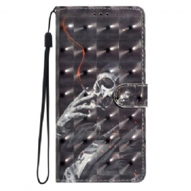 Folio Deksel Xiaomi 15 Pro 3d-røkende Skjelett