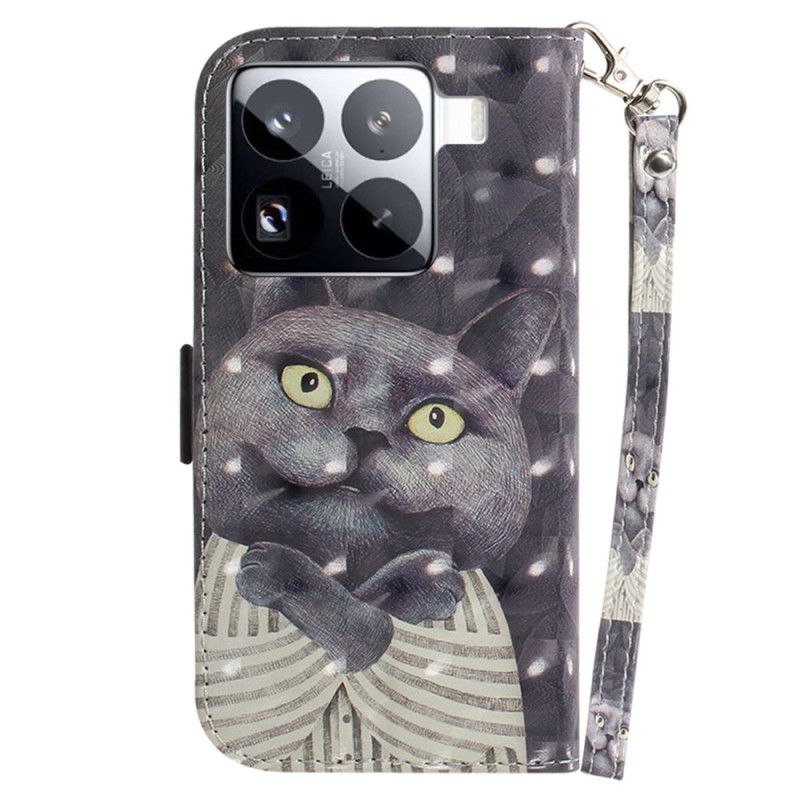 Folio Deksel Xiaomi 15 Pro Grå Kattereim