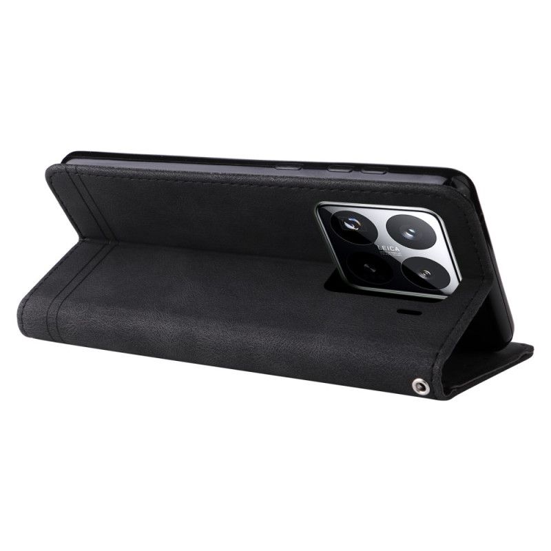 Folio Deksel Xiaomi 15 Pro Nagle Og Stropp