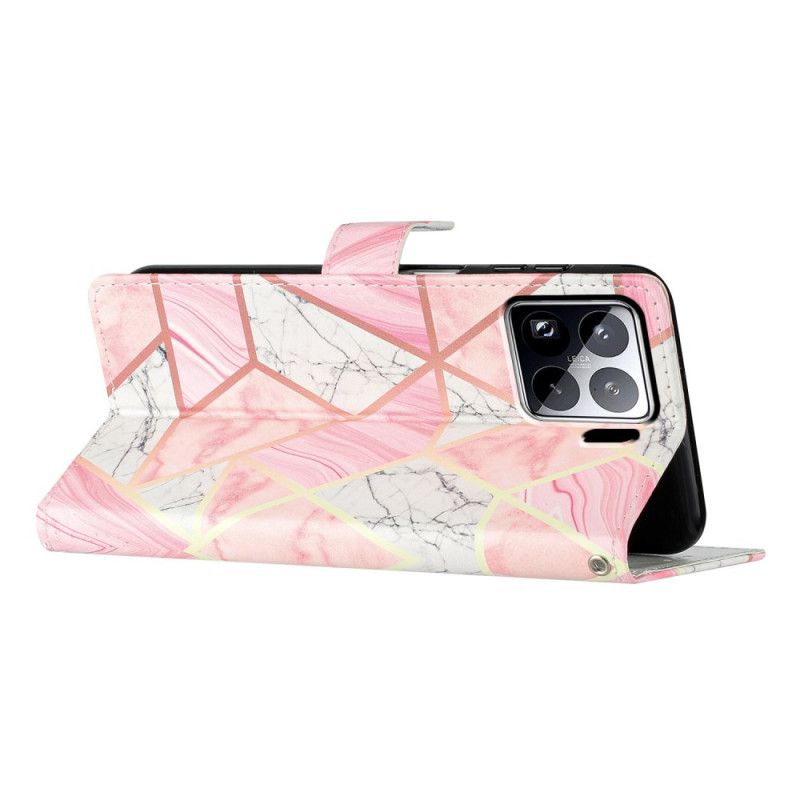Folio Deksel Xiaomi 15 Pro Rosa Marmor