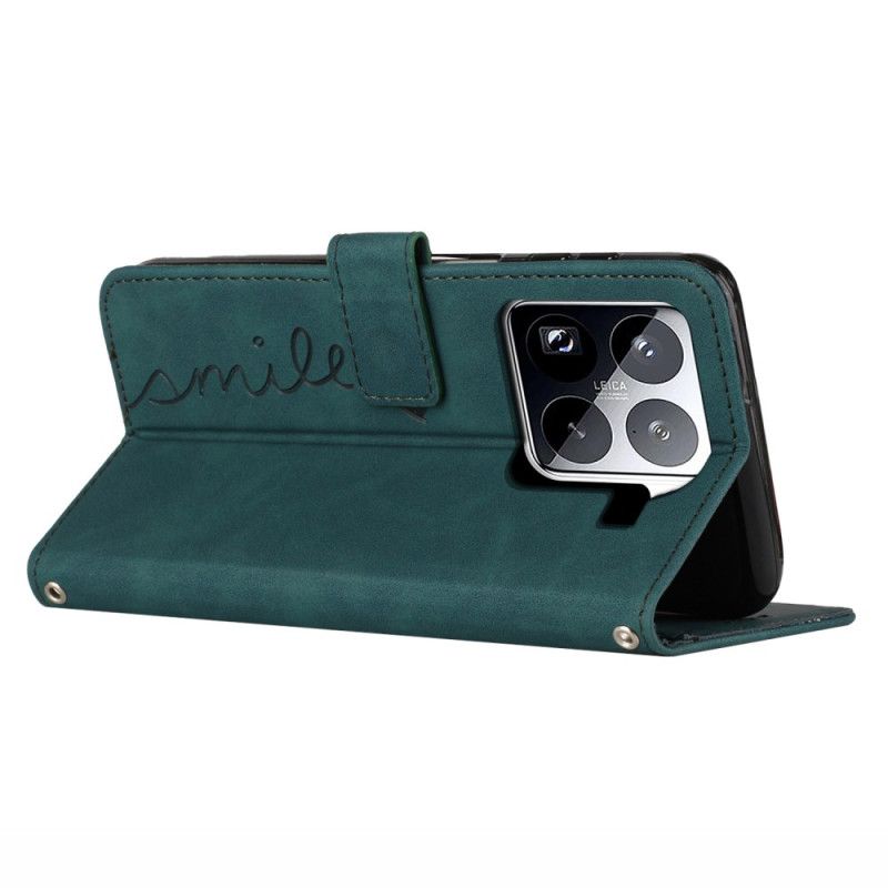 Folio Deksel Xiaomi 15 Pro Smil Beskyttelse Deksel