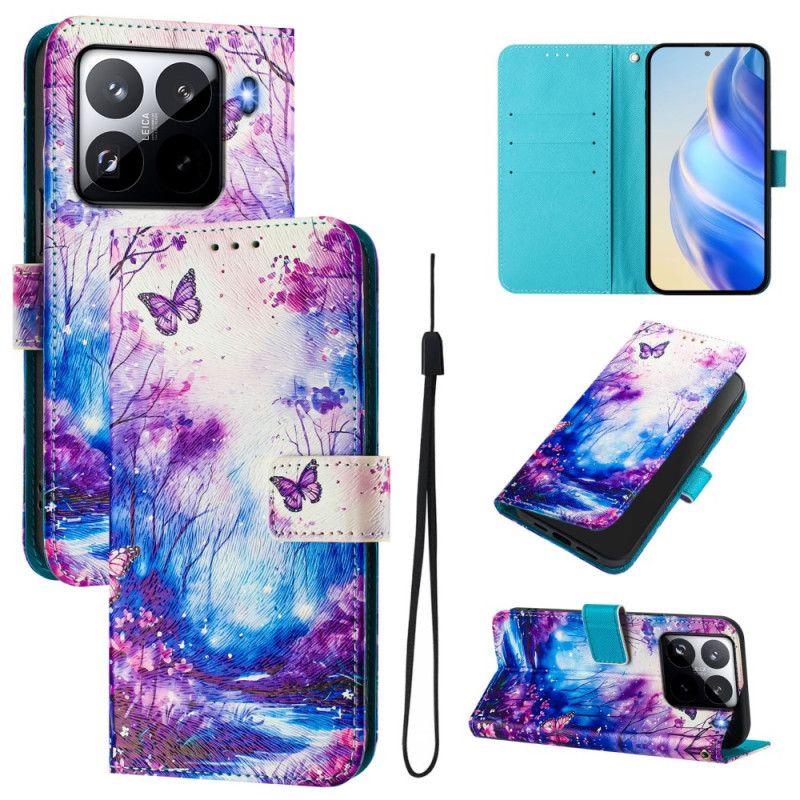 Lærdeksel Folio Deksel Xiaomi 15 Pro Mobildeksel Drømmenes Dal