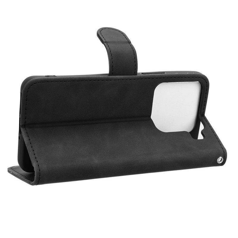 Lærdeksel Folio Deksel Xiaomi 15 Pro Mobildeksel Semsket Skinneffekt