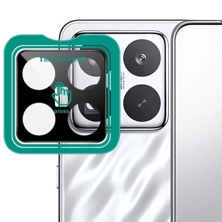 Linsebeskytter I Herdet Glass For Xiaomi 15 Pro Med Selvjusterende Ramme