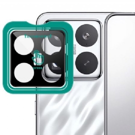 Linsebeskytter I Herdet Glass For Xiaomi 15 Pro Med Selvjusterende Ramme