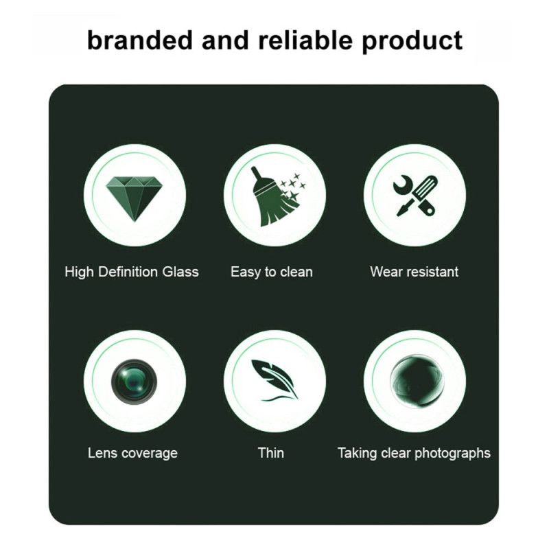 Linsebeskytter I Herdet Glass For Xiaomi 15 Pro Med Selvjusterende Ramme